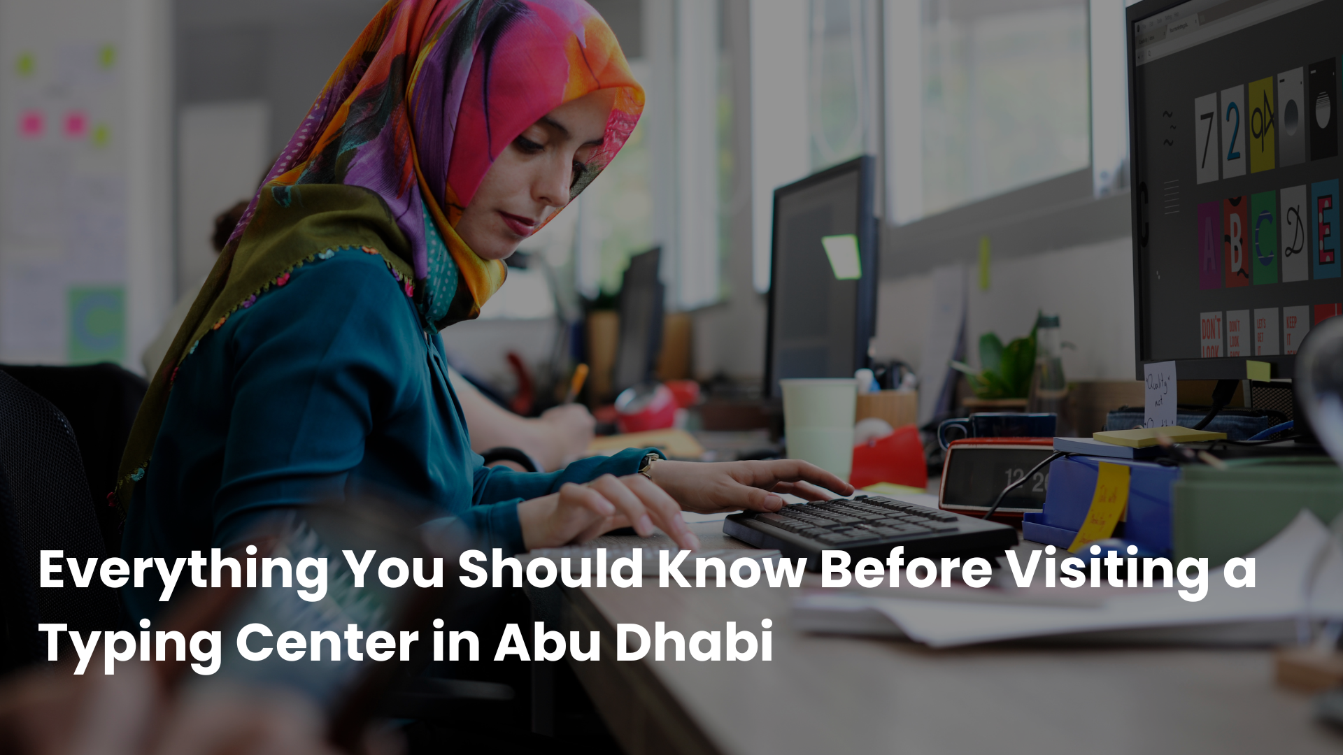 typing center in Abu Dhabi