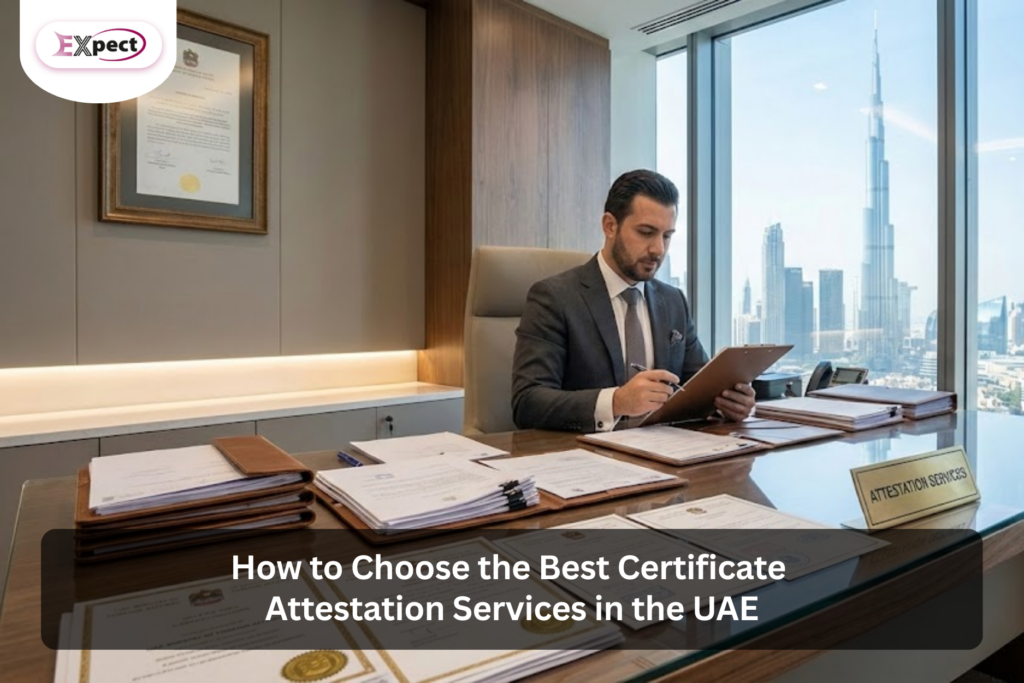 Certificate attaestation services